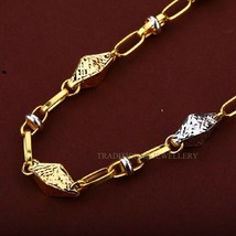Unisex Italian Turkey chain 916% 22k Gold Chain Necklace Daily wear Jewelry 78 - £2,874.03 GBP+