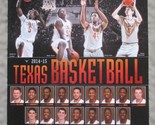 2014-2015 TEXAS LONGHORNS Basketball Poster/Schedule MYLES TURNER, PRINC... - $8.99