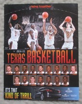 2014-2015 Texas Longhorns Basketball Poster/Schedule Myles Turner, Prince Ibeh - £7.16 GBP