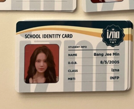 BANG JIMIN Official Authentic ID Photocard IZNA [N/a izna Ver.] Kpop - $6.76