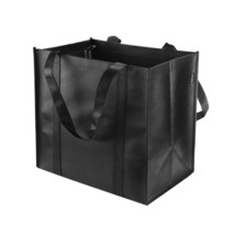 Reusable Grocery Tote Bags (6 Pack, Black) - Hold 44+ Lbs - Large &amp; Dura... - £29.87 GBP