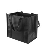 Reusable Grocery Tote Bags (6 Pack, Black) - Hold 44+ Lbs - Large &amp; Dura... - £29.88 GBP