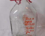 Half Gallon Milk Bottle Man Windmill Little Dutch Mill Dairy Rochester M... - $29.69