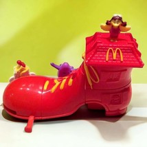 New Mcdonald&#39;s Happy Meal Toy Ronald Shoe 1999 Set of 4 RARE 17 cm. height - $89.50