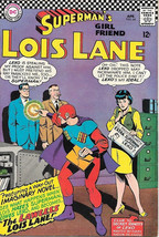 Superman's Girlfriend Lois Lane Comic Book #64, DC Comics 1966 VERY FINE - $47.30