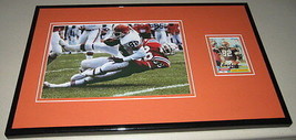 Ozzie Newsome Signed Framed 11x17 Photo Display Browns vs Patriots - £50.59 GBP