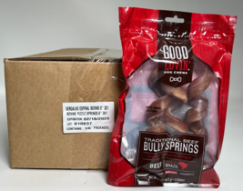 NEW (Case of 16) Good Lovin&#39; Braided Beef Bully Springs Dog Chews 1.7 oz... - £233.87 GBP
