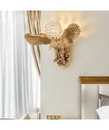 interoknack Golden Eagle Wall Sconce Light  Decorative Animal Lamp with... - €308,19 EUR