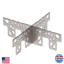 Evernew Titanium Alcohol Stove Cross Stand - Ultralight &amp; Compact - $26.28