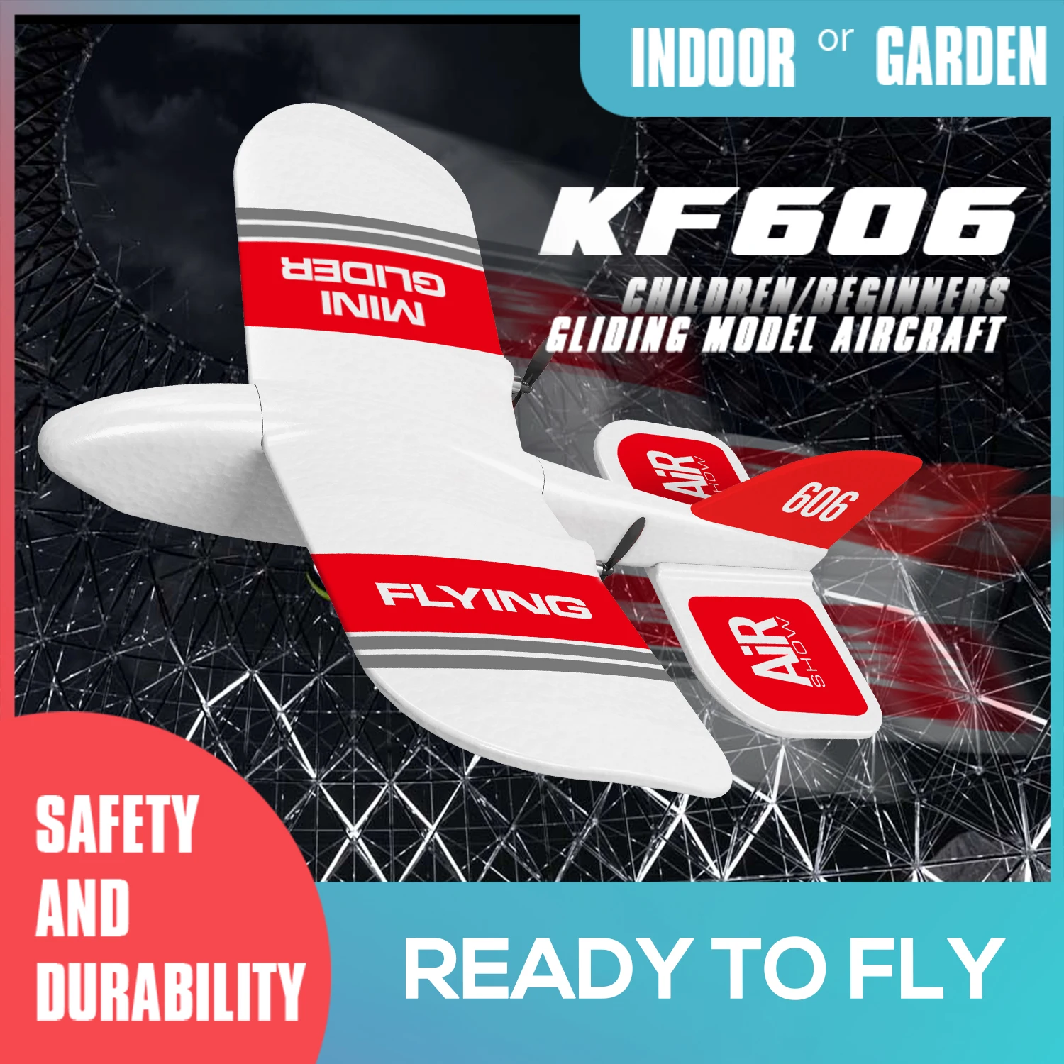 KF606 2.4G RC Airplane EPP Foam Glider Fixed Wing Airplane RTF Foam Plane Remote - £102.49 GBP+