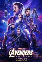 Avengers End Game Poster Marvel Comics 2019 32x48 27x40&quot; 24x36&quot; Movie Art Print - £8.71 GBP+