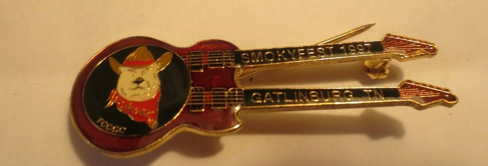 Coca-Cola Smokeyfest 1997 Gatlinburg,TN Lapel Pin   Safety Pin Back - $12.38