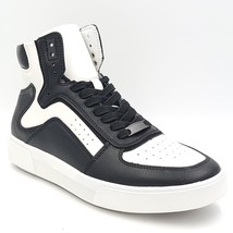 INC International Concepts Men High Top Sneakers Keanu Size US 8M Black White - £40.79 GBP