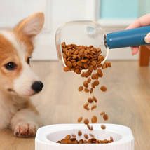 Universal Spoon Transparent Scale Dog Food Bag Clip Cat Pet Supplies - £10.60 GBP