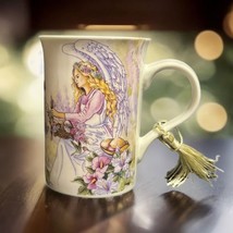 Angel Star Mug Porcelain Coffee Tea Flowers Butterflies Cup 2013 Designe... - £11.04 GBP