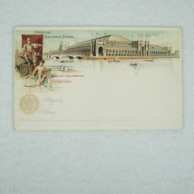 1893 Worlds Fair Columbian Expo Post Card Manufacturers &amp; Liberal Arts B... - $39.99