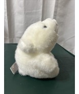 Vintage Gund Snuffles Polar Bear White Plush Stuffed Animal 1980 6&quot; - $14.00