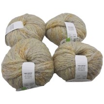 Trendsetter Yarns Nottingham Cream Earth 52% Mohair Same Dye Lot 4 Balls... - $25.23