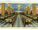 Blue Boar Cafeteria Linen Postcard Euclid Ave Cleveland Ohio  - £9.29 GBP