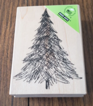 Hero Arts Rubber Stamps - Pen & Ink Christmas Tree  H5806 - £7.73 GBP