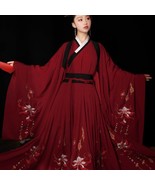 Fiery Suzaku Hanfu | Embroidered Gown Prom - $285.00