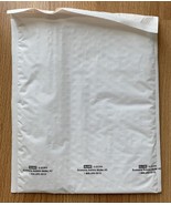 ULINE Bubble Mailers Poly White #2 - 8 1/2&quot; X 12&quot;, PACK OF 10 S-22394 NEW! - $9.99