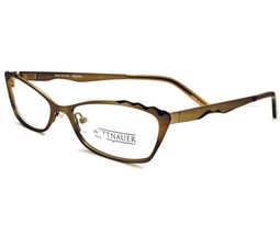 Wittnauer Chai Mocha Brown Women Frame Eyeglasses Optical Designer 52-16-135 - £62.21 GBP