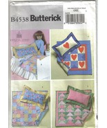 Butterick Pattern B4538 18 inch Doll Bed and Quilts Uncut - $5.00