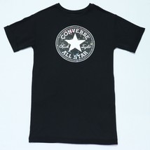 Converse Chuck Taylor All Star T-Shirt Dress Girl&#39;s M 10-12 Black Sporty Pockets - £14.15 GBP