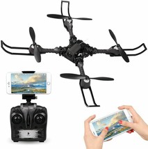 RC Drone for Beginners with 720P HD Camera Live Video 2.4GHz Foldable Arms - £66.38 GBP