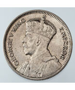 1935 New Zealand 6 Pence KM #2 XF Condition - €72,80 EUR