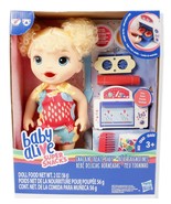 Hasbro Baby Alive Snackin&#39; Treats Baby with Rooted Blonde Curly Hair HTF... - £25.33 GBP
