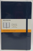 Moleskine Classic Ruled Large Notebook, Soft Cover, Blue, 5 x 8.25 in - £19.45 GBP