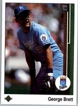 1989 Upper Deck 215 George Brett  Kansas City Royals - $2.49