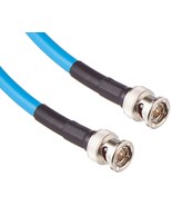 AV Cables 50ft 3G 6G HD SDI BNC Cable Belden 1694a RG6 Blue - £106.83 GBP