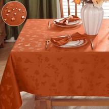  Thanksgiving Tablecloth for Rectangle Tables 60 x 84 Inch Spill Oil Pro - £31.45 GBP