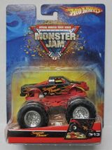 2006 HOT WHEELS MONSTER JAM SCREAMIN DEMON #13 BLACK MJ028   - $14.80