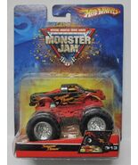 2006 HOT WHEELS MONSTER JAM SCREAMIN DEMON #13 BLACK MJ028   - $14.80