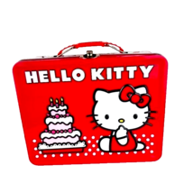 Sanrio Hello Kitty Metal Lunch Box Birthday Cake - $19.80