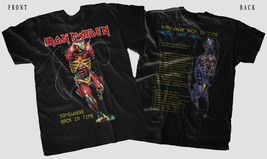 Iron Maiden - Somewhere Back In Time, Black T-shirt Short Sleeve  - £15.17 GBP