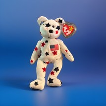  1997 Glory  Star  Bear Retired Ty Beanie Baby Plush MINT w/Tags - $12.99