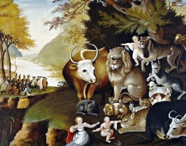 Peaceable Kingdom by Edward Hicks. Fantasy Repro Giclee - £6.74 GBP+