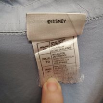 Disney Store Women's Button Down Shirt, Piglet embroidery, size XL, Blue image 4