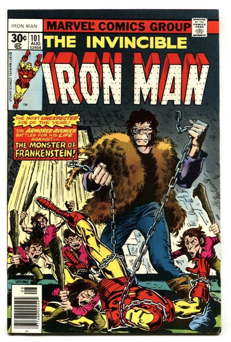 IRON MAN #101-1977-MARVEL BRONZE-AGE COMIC-FRANKENSTEIN - £47.44 GBP