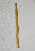 Golden Yellow Vintage Blown Glass Swizzle Sticks Barware Cocktail Stirrers - £7.78 GBP
