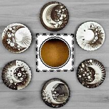 Lunar Sip Coasters – Celestial Drink Keepsake Set - $30.00