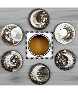 Lunar Sip Coasters – Celestial Drink Keepsake Set - $30.00