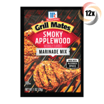 12x Packets McCormick Grill Mates Smoky Applewood Marinade Seasoning Mix | 1oz - £28.48 GBP