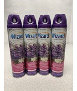 4 10Oz Bottles Wizard Sweet Vanilla Lavender Air Freshener Odor Neutrali... - £18.14 GBP