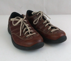 Vintage Asolo Women&#39;s Brown Leather Lace Up Sneakers Shoes Size 6.5 - £37.91 GBP
